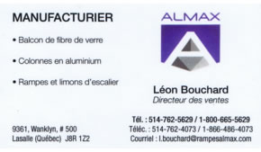 Almax Balcon et Rampe
